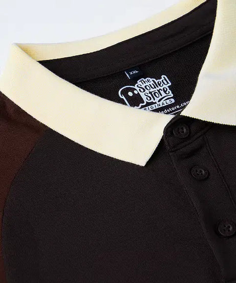 Colourblock Cocoa Oversized Polos