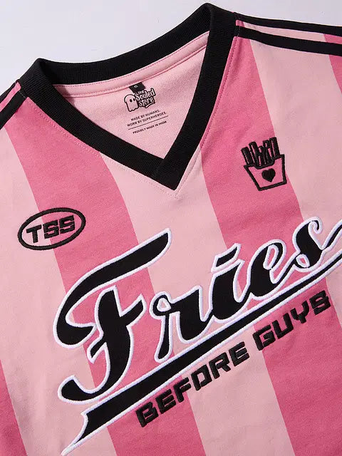 Fries Before Guys Women Oversized T-Shirts