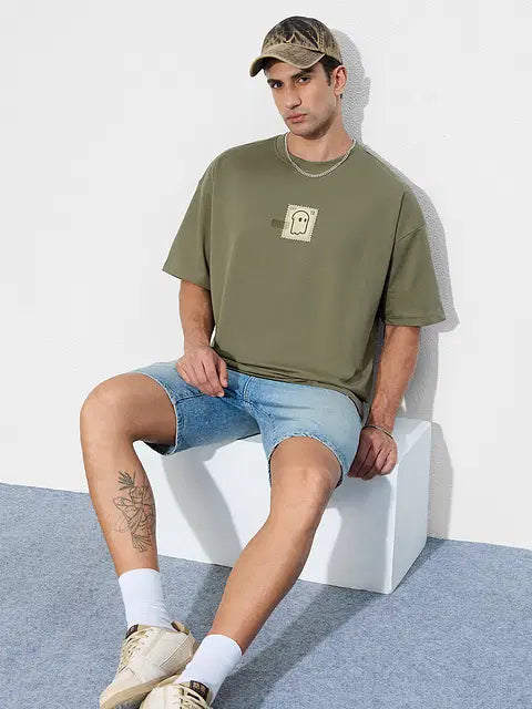 Stamp Oversized T-Shirts