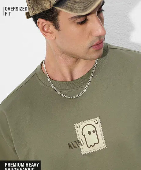 Stamp Oversized T-Shirts