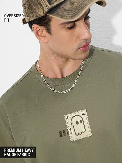 Stamp Oversized T-Shirts