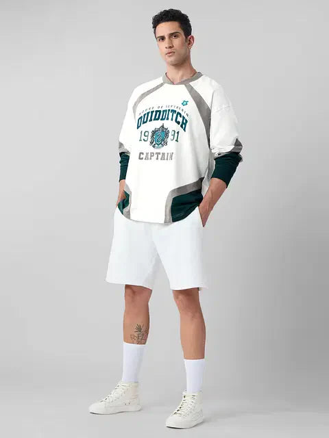 Harry Potter Captain Oversized Full Sleeve T-Shirts