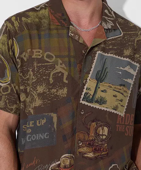 Summer Shirt Cowboy Holiday Shirts