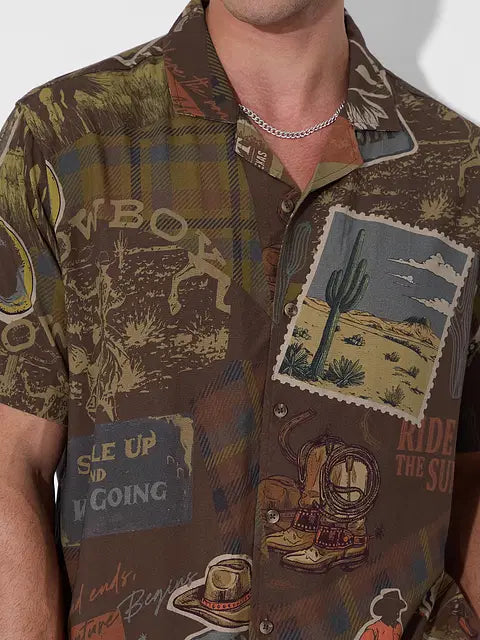 Summer Shirt Cowboy Holiday Shirts