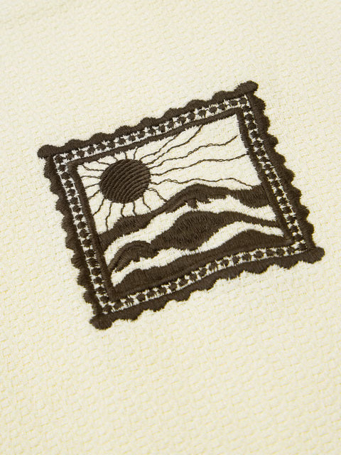 Textured Scenic Oversized Shirts