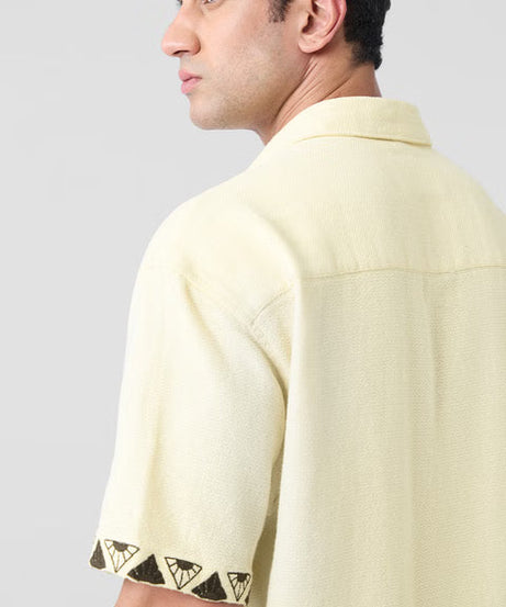 Textured Scenic Oversized Shirts