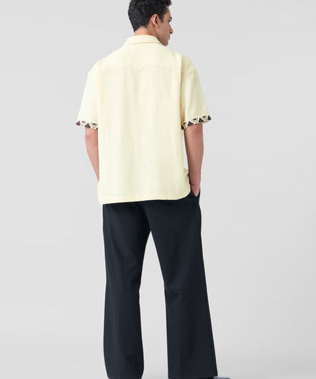 Textured Scenic Oversized Shirts