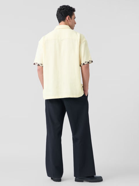 Textured Scenic Oversized Shirts