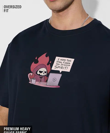 Ghost Writer Oversized T-Shirts