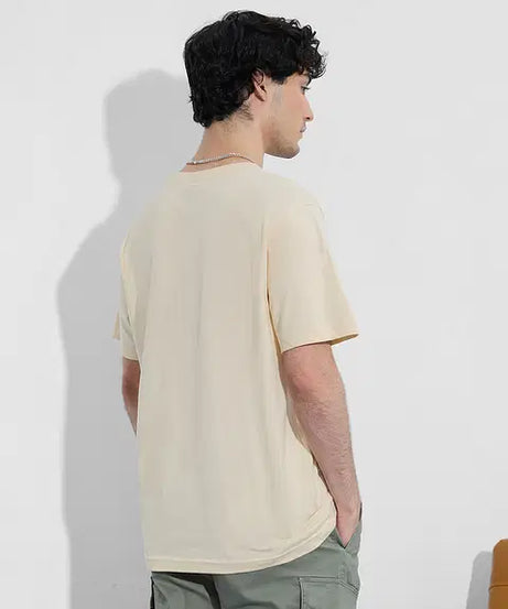 Printed Place In Heaven Men Relaxed Fit T-Shirts