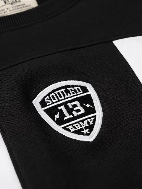 Colourblock Carbon Oversized T-Shirts