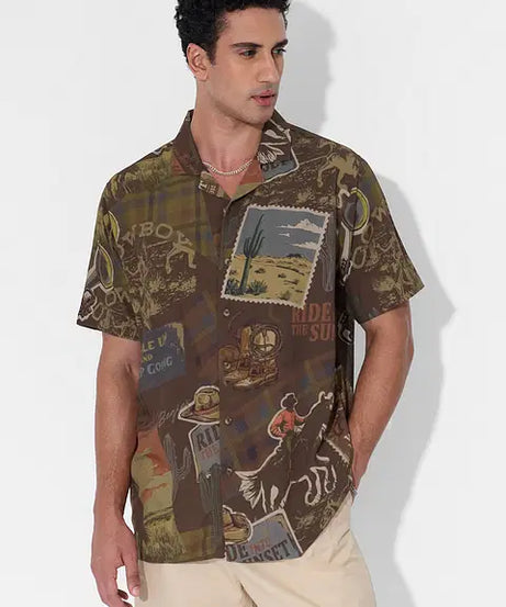 Summer Shirt Cowboy Holiday Shirts