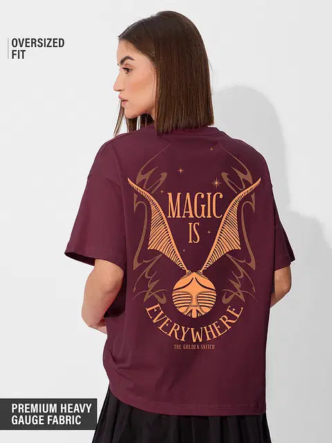 Magic Is Everywhere Women Oversized T-Shirts