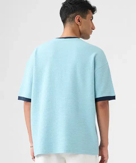 Powder Blue Oversized T-Shirts