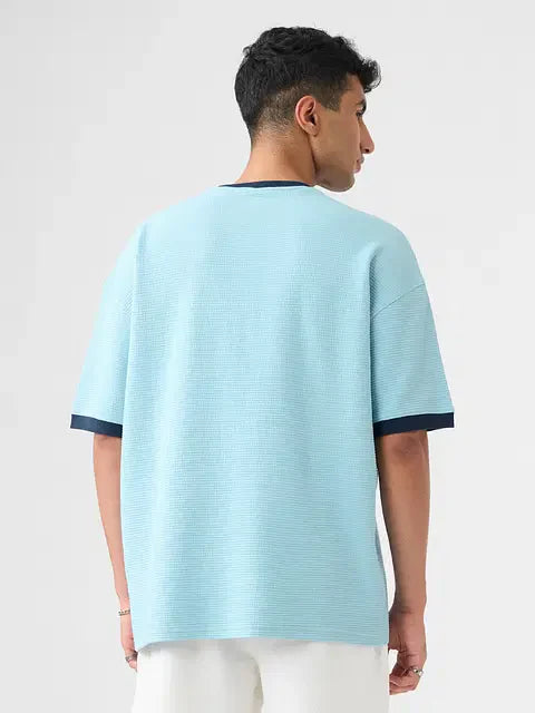 Powder Blue Oversized T-Shirts