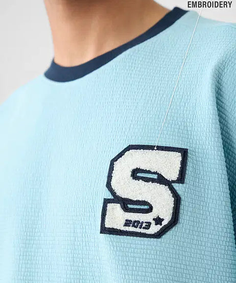 Powder Blue Oversized T-Shirts