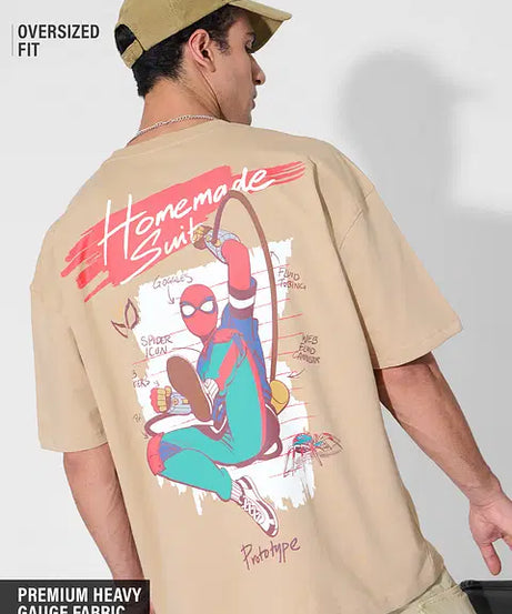 SpiderMan Homemade Suit Oversized T-Shirts