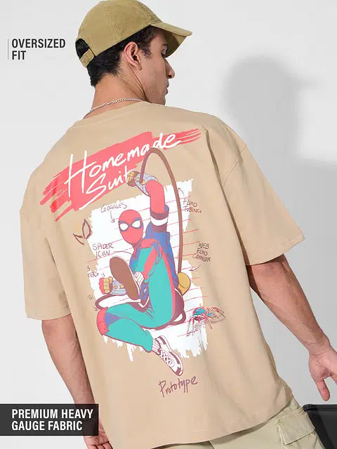 SpiderMan Homemade Suit Oversized T-Shirts