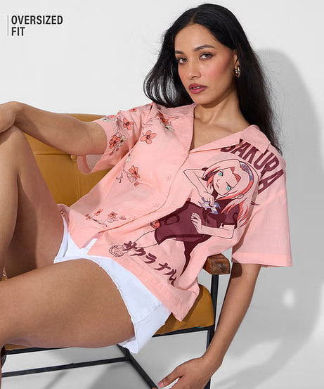 Naruto Sakura Women Holiday Shirts