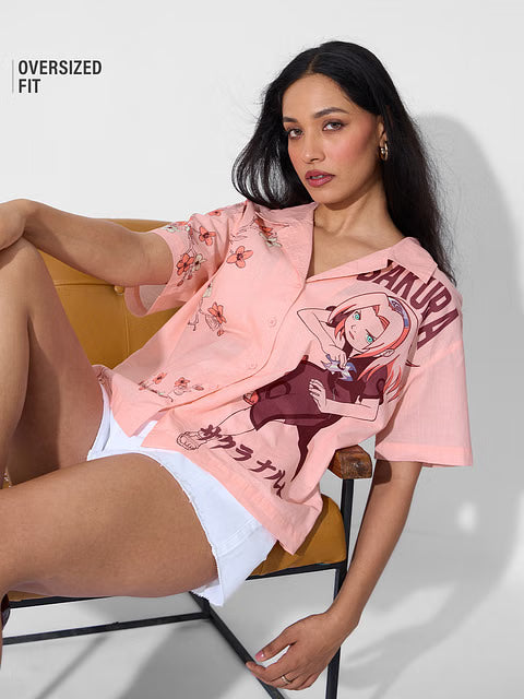 Naruto Sakura Women Holiday Shirts