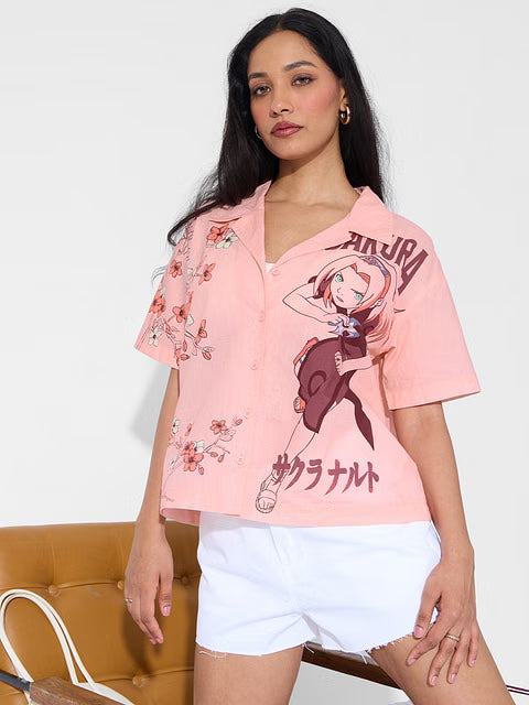 Naruto Sakura Women Holiday Shirts