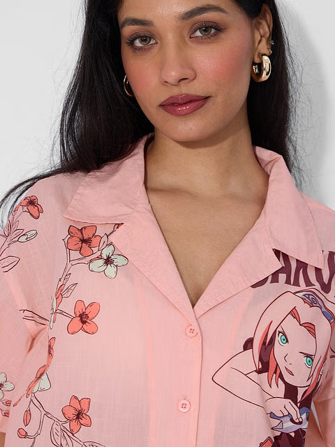 Naruto Sakura Women Holiday Shirts