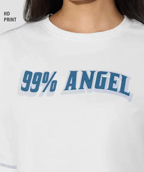 99% Angel Women Oversized T-Shirts