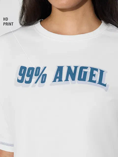 99% Angel Women Oversized T-Shirts