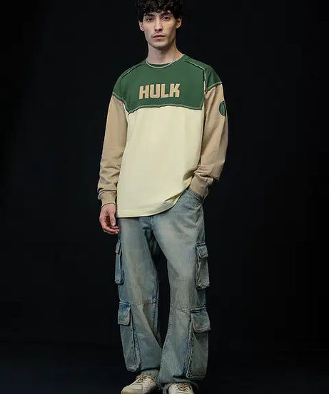 Hulk Release The Smash Oversized Full Sleeve T-Shirts