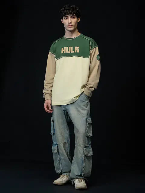 Hulk Release The Smash Oversized Full Sleeve T-Shirts