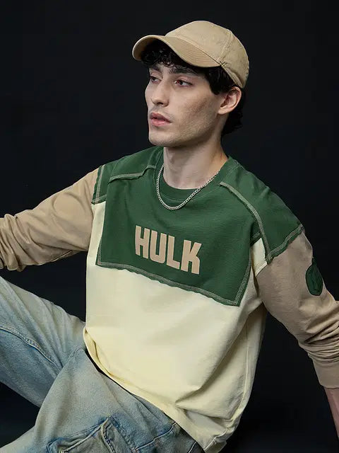 Hulk Release The Smash Oversized Full Sleeve T-Shirts