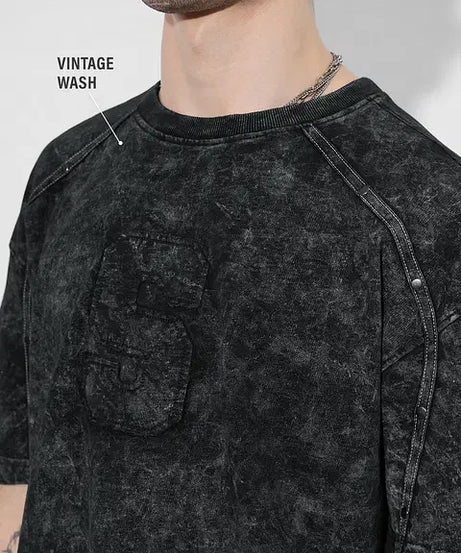 Blacked Out Oversized T-Shirts