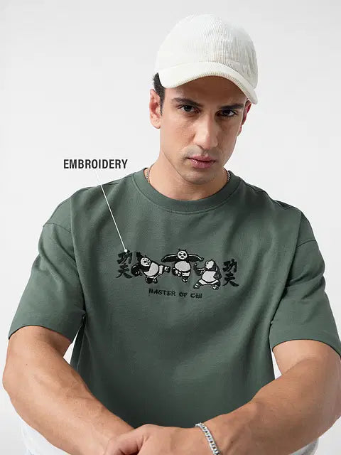 Kung Fu Panda Master Oversized T-Shirts