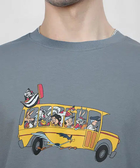 Looney Tunes The Ride Oversized T-Shirts
