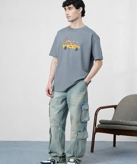 Looney Tunes The Ride Oversized T-Shirts
