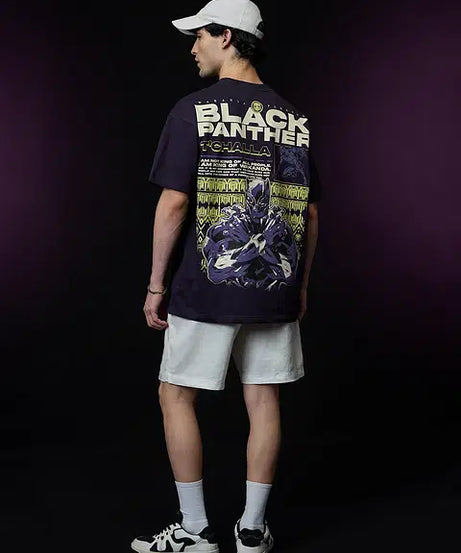 Black Panther Tribute Oversized T-Shirts