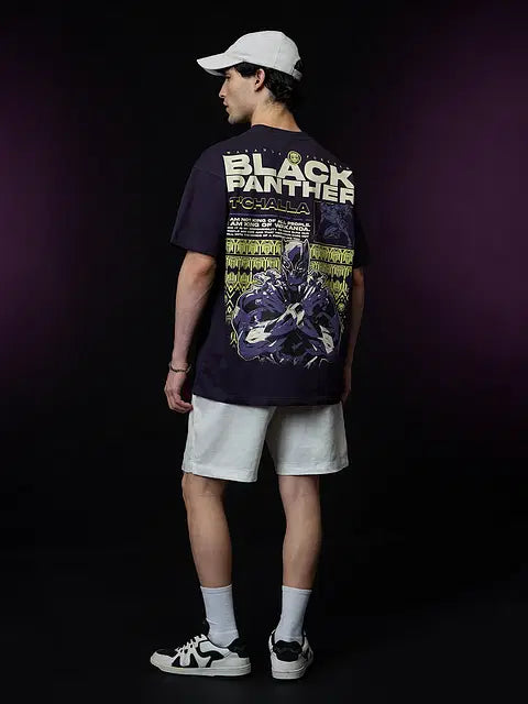 Black Panther Tribute Oversized T-Shirts