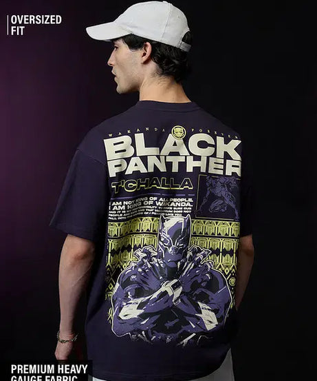 Black Panther Tribute Oversized T-Shirts