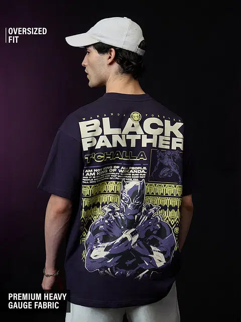 Black Panther Tribute Oversized T-Shirts