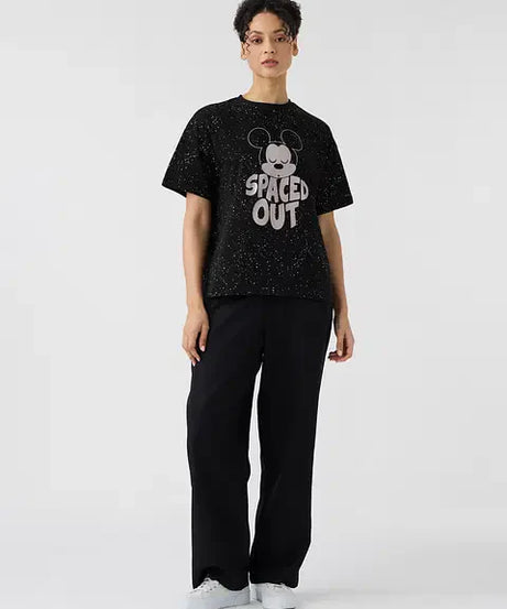 Disney Spaced Out Women Oversized T-Shirts