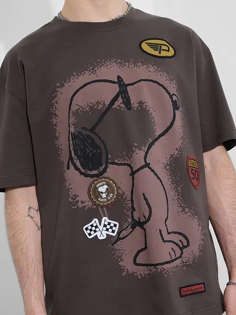 Peanuts Motorsports Oversized T-Shirts