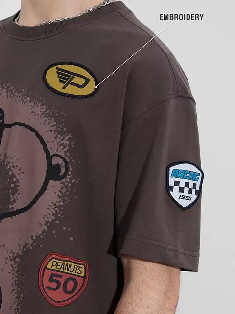 Peanuts Motorsports Oversized T-Shirts