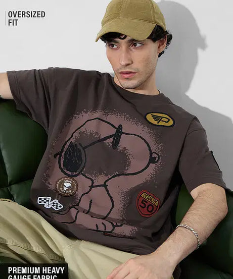 Peanuts Motorsports Oversized T-Shirts