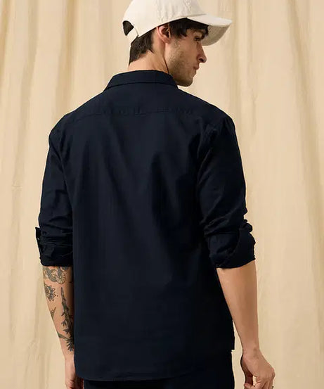 Solid Shirt Twilight Cotton Linen Shirts