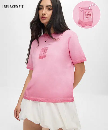Love Juice Women Relaxed Fit T-Shirts