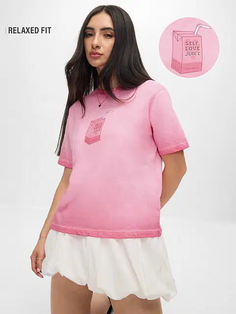 Love Juice Women Relaxed Fit T-Shirts