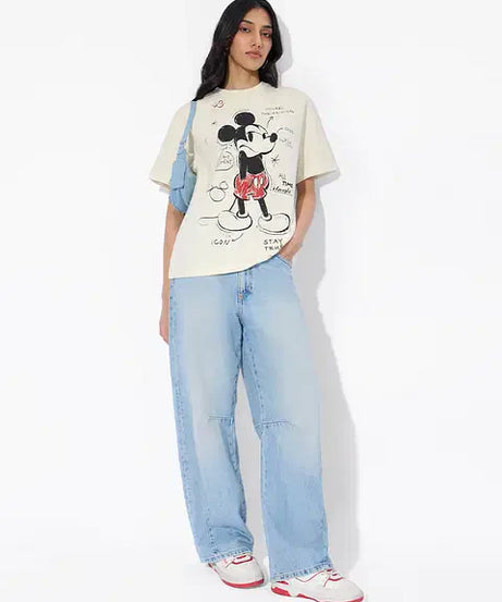 Mickey Mouse Main Character Women Oversized T-Shirts