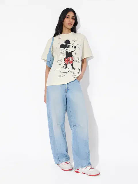 Mickey Mouse Main Character Women Oversized T-Shirts