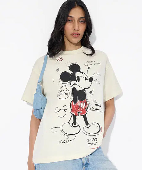 Mickey Mouse Main Character Women Oversized T-Shirts
