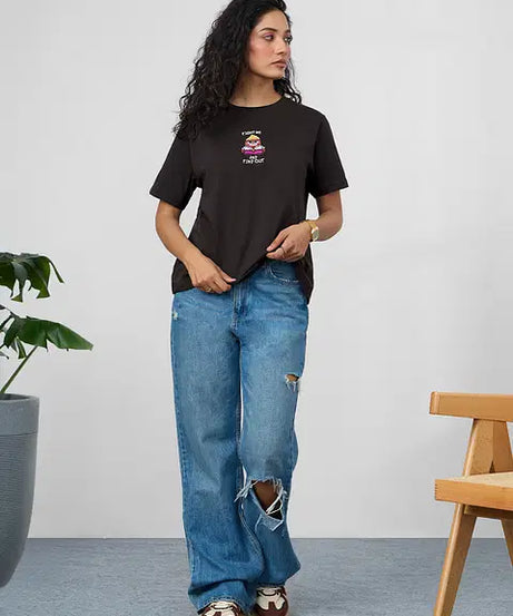 Fight Me Women Relaxed Fit T-Shirts